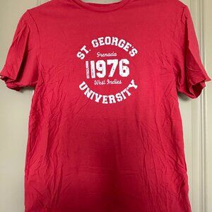 Soft Tee Shirt, M, Female, Peach—St. George’s University